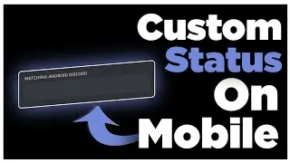 How To Use Custom Playing Status On Mobile | Discord Custom Status - 100% Working Trick