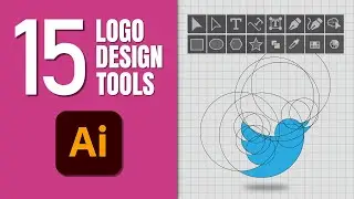 15 MUST-KNOW Tools for LOGO DESIGN in Adobe Illustrator - Basics for Beginners