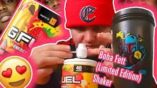 G-Fuel KSI's Strawberry Banana 🍓🍌 ASMR Review!