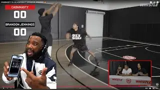 THIS WHAT REALLY HAPPENED! Cash vs NBA PLAYER Brandon Jennings! vs 20 Hoopers!