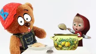 Маша и медведь ВАНЬКА 🐾 Новые приколы медведя Ваньки для детей