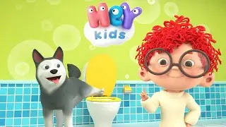 Първо в тоалетната иди 🚽 Детски песнички за бебета | HeyKids