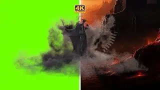 The Smoke Dragon VFX Green Screen 4K  | Chromatic Cinema