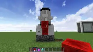 Minecraft - I made a laser and broke bedrock