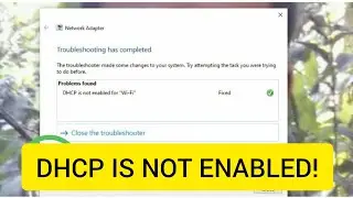 DHCP is not enable for WiFi No internet access [ Step by Step ]