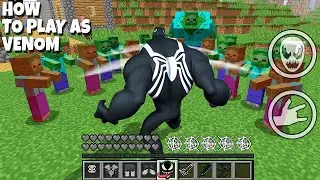 HOW TO SAVE VILLAGE FROM VENOM IN MINECRAFT! ULTIMATE VENOM SYMBIOTE