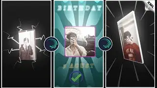 Attitude Birthday 🎂 Edit 3D XML FILE 🗃️ in Alight motion PRESET💝 3D iCON EFFECT 