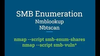 SMB Enumeration : nmblookup, smbmap, nbtscan and more with Kali 2022 - Hand on With Metasploitable 3
