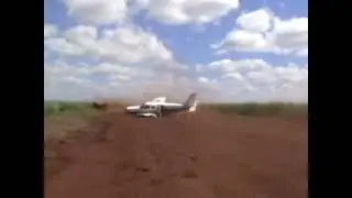 GTA in Real Life: Brazilian federales smash into plane wing to stop drug smugglers' escape!