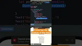 Using GeometryProxy for location #swift #swiftprogramming #tutorial #swiftui