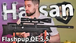 PCP Hatsan Flashpup QE 5.5 мм (пластик) видео обзор