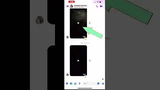How to download a video from facebook messenger on to iPhone