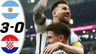 АРГЕНТИНА 3-0 ХОРВАТИЯ ОБЗОР МАТЧА И ВСЕ ГОЛЫ