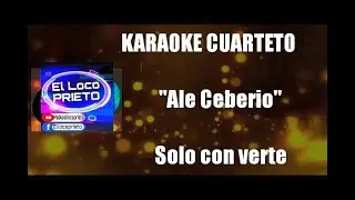 (KARAOKE) Ale Ceberio - Solo con verte