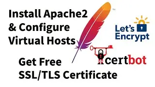 Install Apache Web Server. Gonfigure Virtual Host. Get SSL/TLS Certificate.