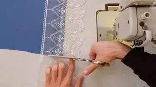 A unique and wonderful tip for beginners in sewing sleeves with lace.