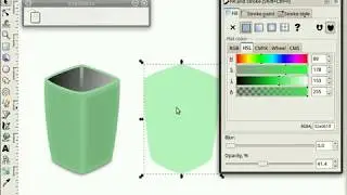 heathenX Inkscape Tutorials: episode 061 - Drawing faux 3D objects