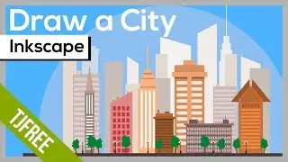 Inkscape | Draw a City or Town in Vector Art
