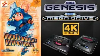 Rocket Knight Adventures [SEGA GENESIS/MEGA DRIVE] Gameplay Walkthrough FULL GAME [4K60ᶠᵖˢ🔴]