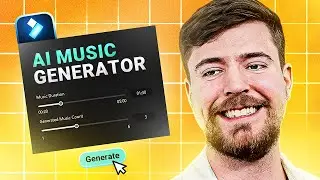 Ai Music Generator in Filmora 13 || Ai Music Maker || Filmora 13 New Feature