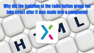 Axure Tutorial: Why did the isolation of the radio button group not take effect?