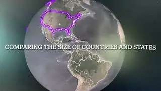 Comparing the size and shape of countries and states