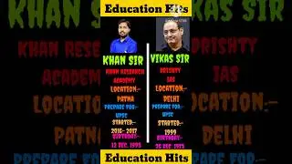Khan Sir Vs Vikas Divyakirti  Sir #shorts #shortsfeed #ias #upsc #motivation #khansir #vikash #gk
