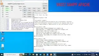 config Vhost domain in apache xampp windows