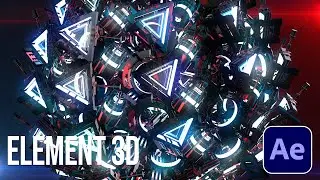 After Effects 3D Animation Tutorial | After Effects | Element 3D Tutorial