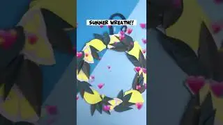 Cool summer wreath! 😱😱😱 | #shorts