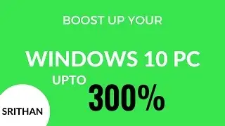 How to Speed up Windows 10 PC for free (2016) - Tutorial By Srithan