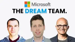 Sam Altman New CEO With Satya Nadella and Greg Brockman!😱