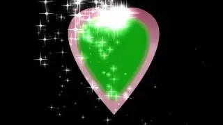 Green Screen heart frame effect
