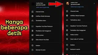 CARA MENGGANTI FOTO PROFIL YOUTUBE DI HP