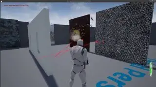 Unreal Engine 4 Auto Assault Rifle & Bullet Impacts! and sound