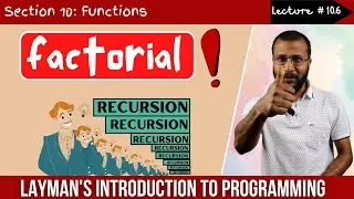 10.6. Find factorial of a number using recursion | Complete C programming course | Sunil Dhimal
