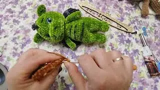 МК ДИНОЗАВРИКА (ручки, ушки, хвостик, ножки)