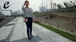 Walking with Black Silk Socks