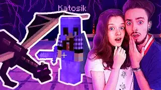 КАТЯ УБИВАЕТ ДРАКОНА В МАЙНКРАФТ