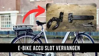 Accu slot vervangen elektrische fiets - Bosch E-Bike cillinder vervangen