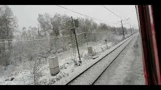 Поездка в электричке с открытыми дверями