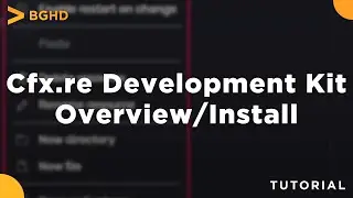 Cfx.re Development Kit Beta - FiveM Overview/Install