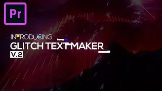 FREE Glitch Text Maker V.2 Template for Adobe Premiere Pro + Tutorial