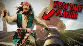 The British Forced Me To Become A PIRATE! | My First Time Playing Sea Of Thieves