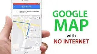 Use Google Map Without Internet & Wifi ।। Offline Google map In Iphone!