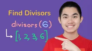 Find All Divisors of a Number (For Loop v.s Recursion)