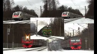 Поезда в Удельном парке + странный рейс поезда 