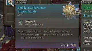 Rare Fetish of Callarduran Smoothhands Ring Location in Baldur's Gate 3
