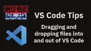 VS Code tips — Dragging and dropping files into and out of VS Code