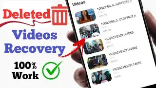 How to Recover Deleted Videos from Android Phone || Deleted Videos Recovery